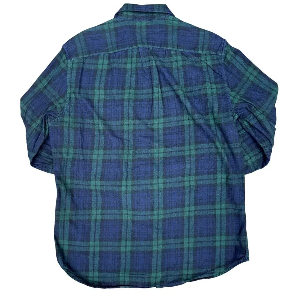 EUC‎ Men's J. CREW Classic Plaid Flannel 